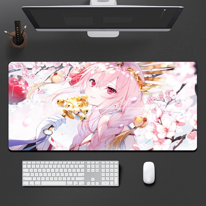 Desk Setup Anime - VIKAMA Aesthetic Anime Mouse Pad Japanese