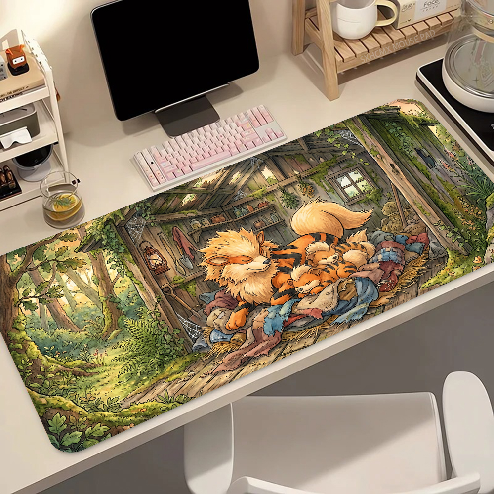 Desk Setup Maker - Cute Cartoon Mouse Pad Kawaii Anime