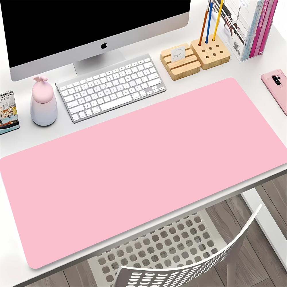 Desk Setup For Gaming - Solid Color Gaming Mouse Pad Gamer