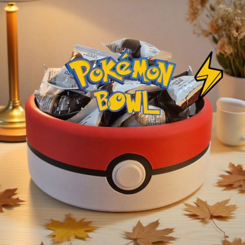 Desk Setup Equipment - New Pokemon Poke Ball Snack Tray