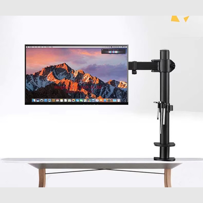 Desk Setup Monitor Arm - DL-M902-140 full motion rotate grommet clamp