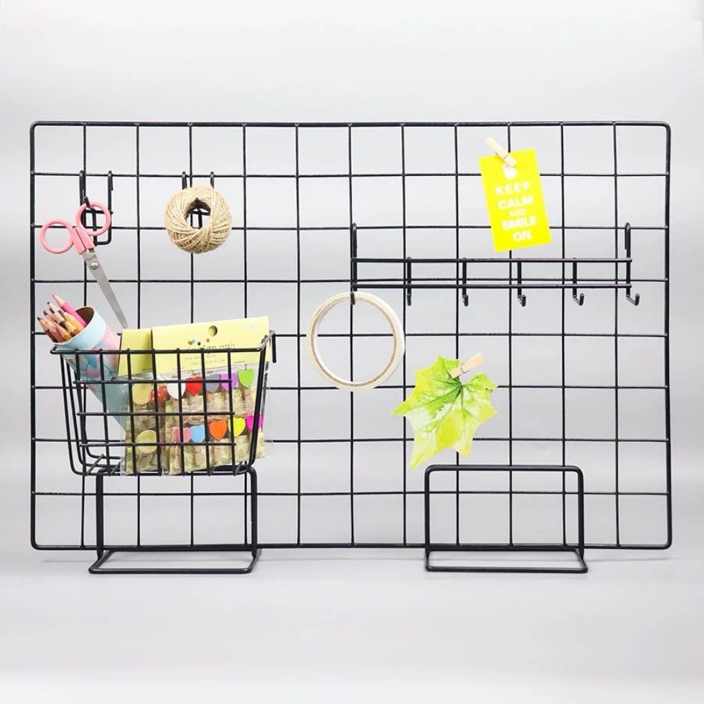 Desk Setup Photo - Grid Art and Photo Racks, Modern