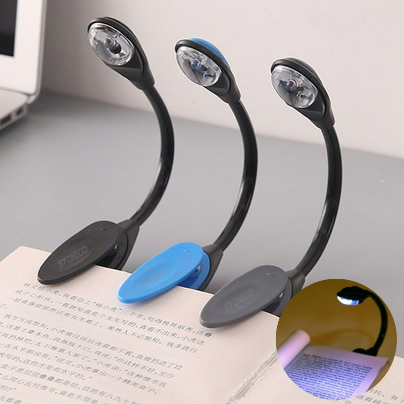 Desk Setup Maker - Mini Flexible Clip-on Bright Book Lamp
