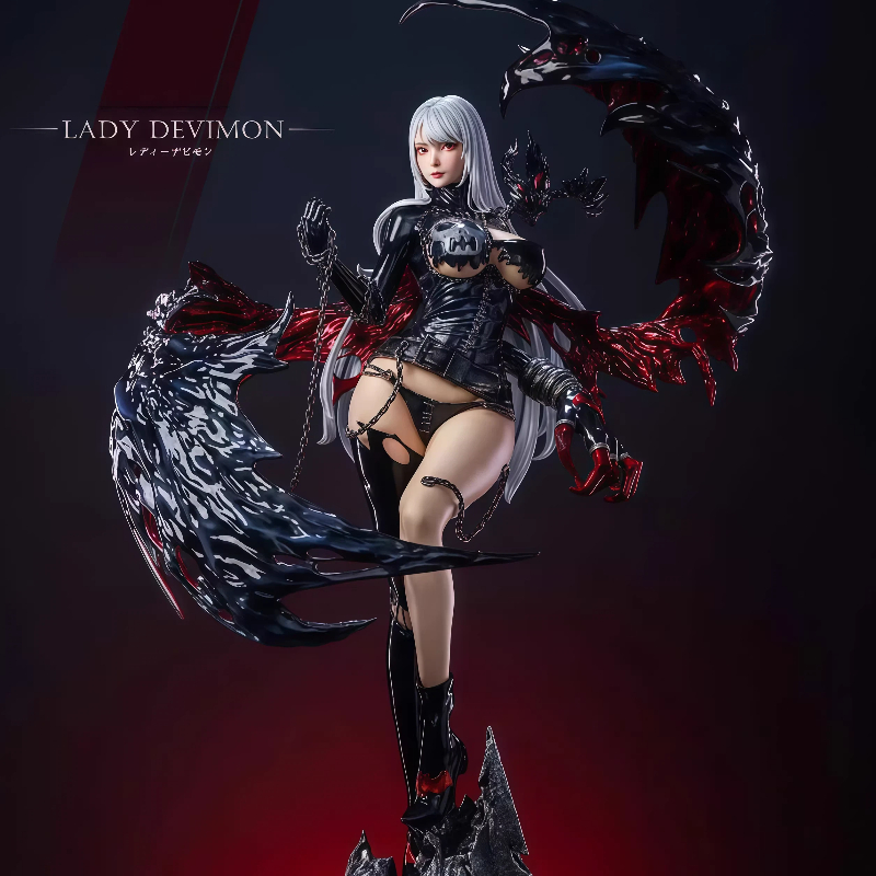 Desk Setup Anime - Lady Devimon Digimon Anime 48cm Gk