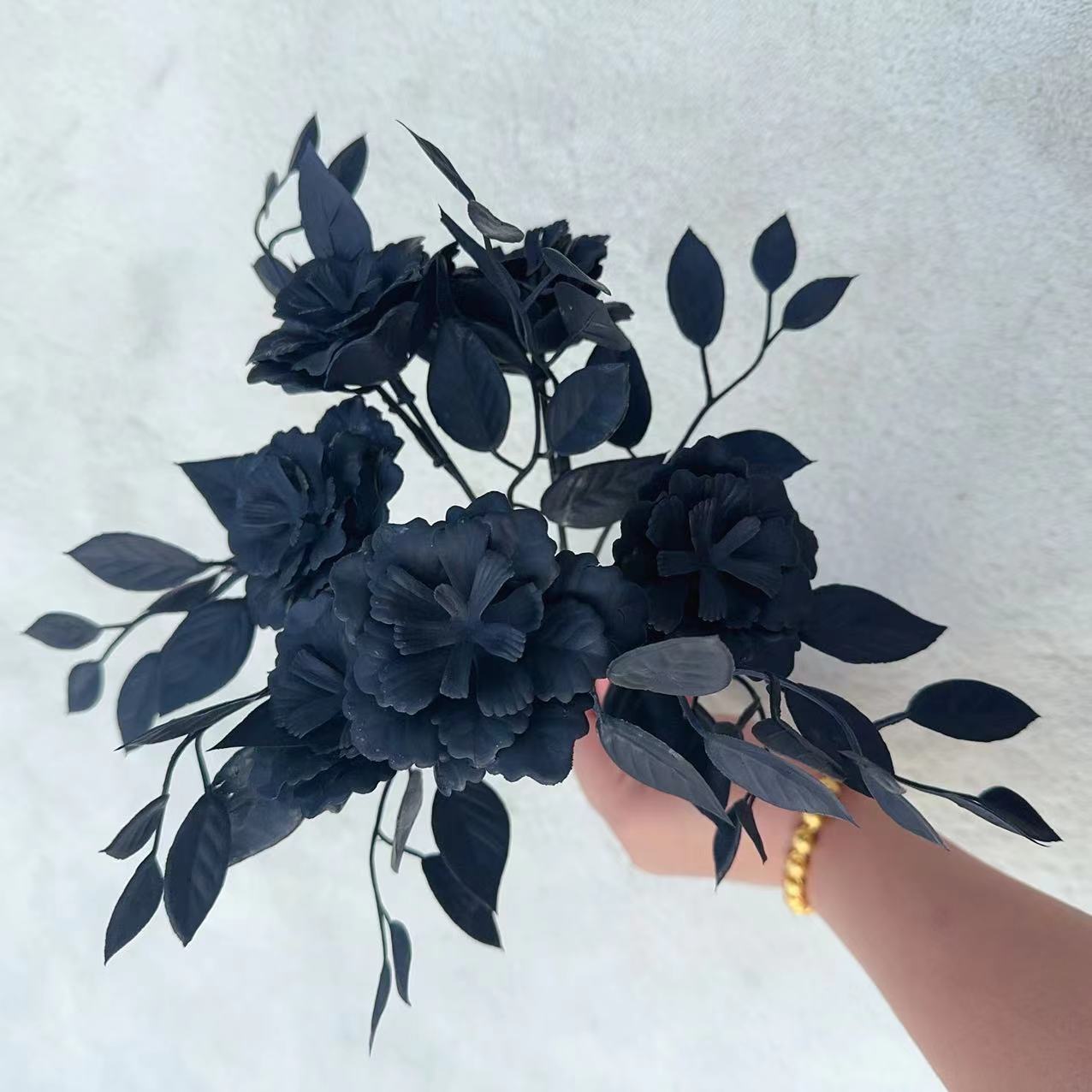 Black Halloween Artificial Flo - Desk Setup Plants のレビューと価格