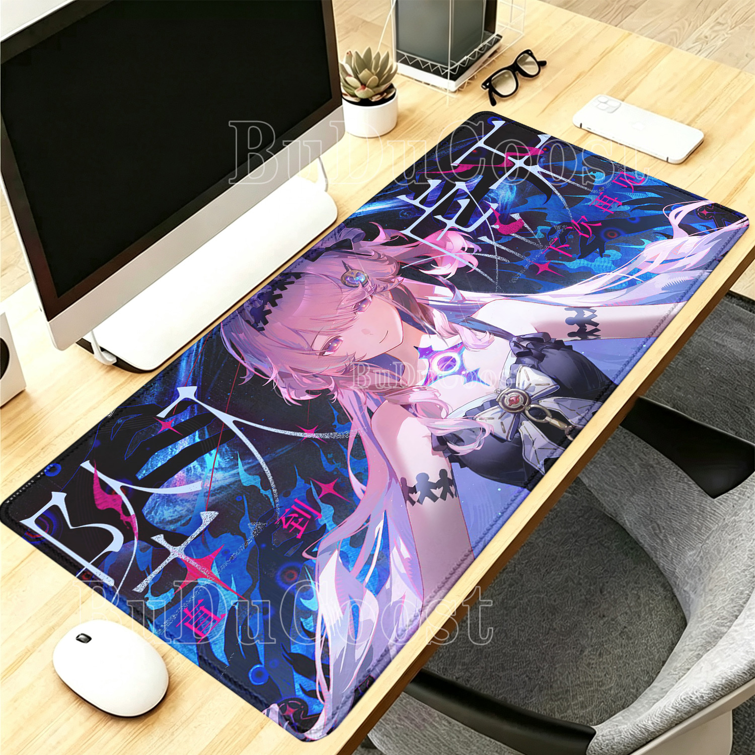 Kawaii Anime Girl Denia Wuther - Desk Setup Anime のレビューと価格