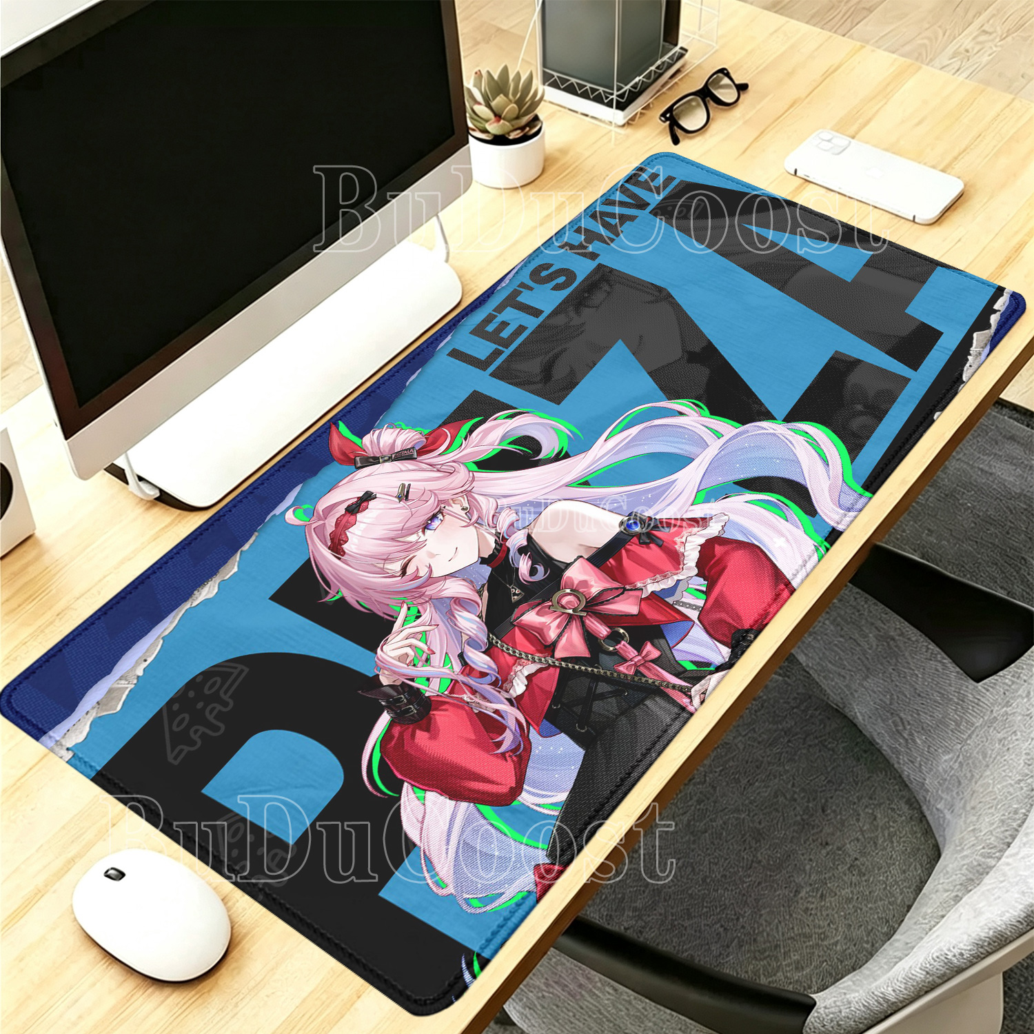 Kawaii Anime Girl Denia Wuther - Desk Setup Anime のレビューと価格