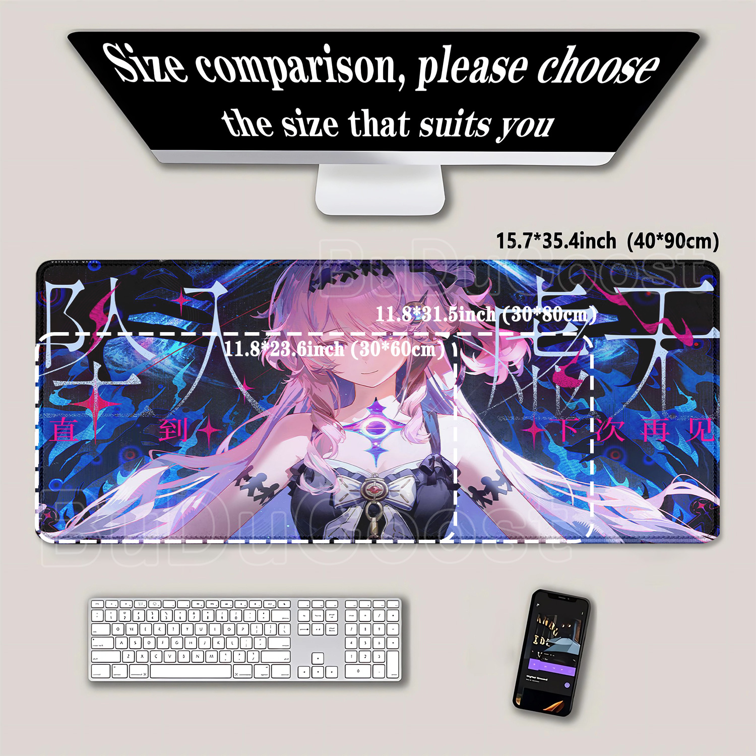 Kawaii Anime Girl Denia Wuther - Desk Setup Anime のレビューと価格