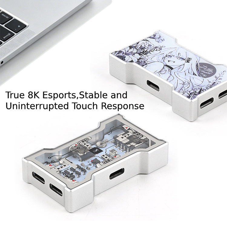 RGB USB Hub 2 Input 3 Output A - Desk Setup For Gaming のレビューと価格