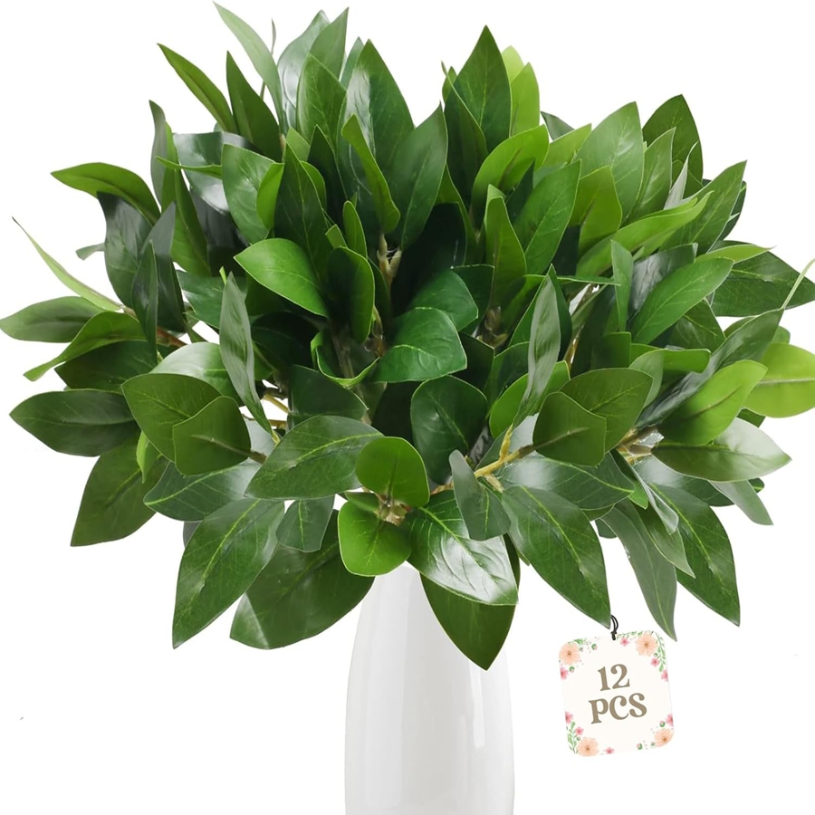 Artificial Flowers Plants leaf - Desk Setup Plants のレビューと価格