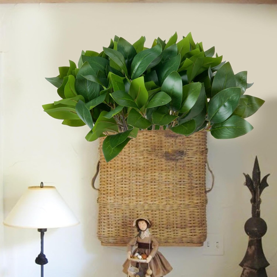 Artificial Flowers Plants leaf - Desk Setup Plants のレビューと価格