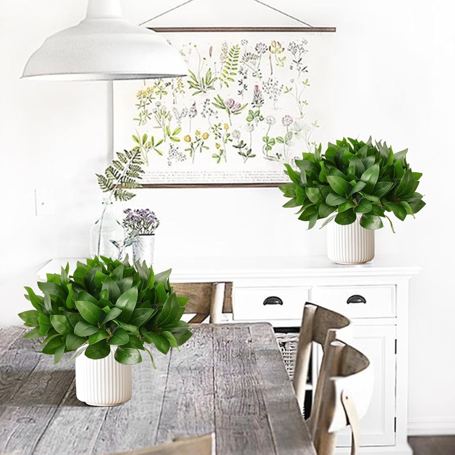 Artificial Flowers Plants leaf - Desk Setup Plants のレビューと価格