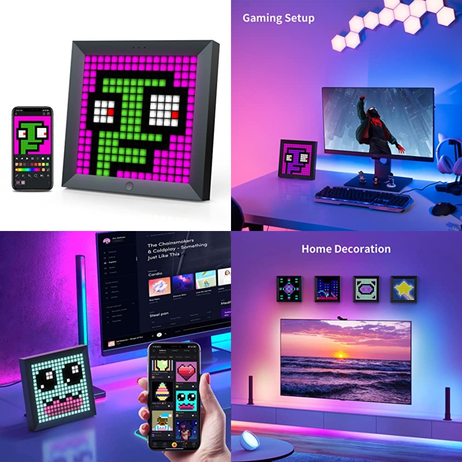 LED Light Pixel Display Panel  - Desk Setup For Gaming のレビューと価格