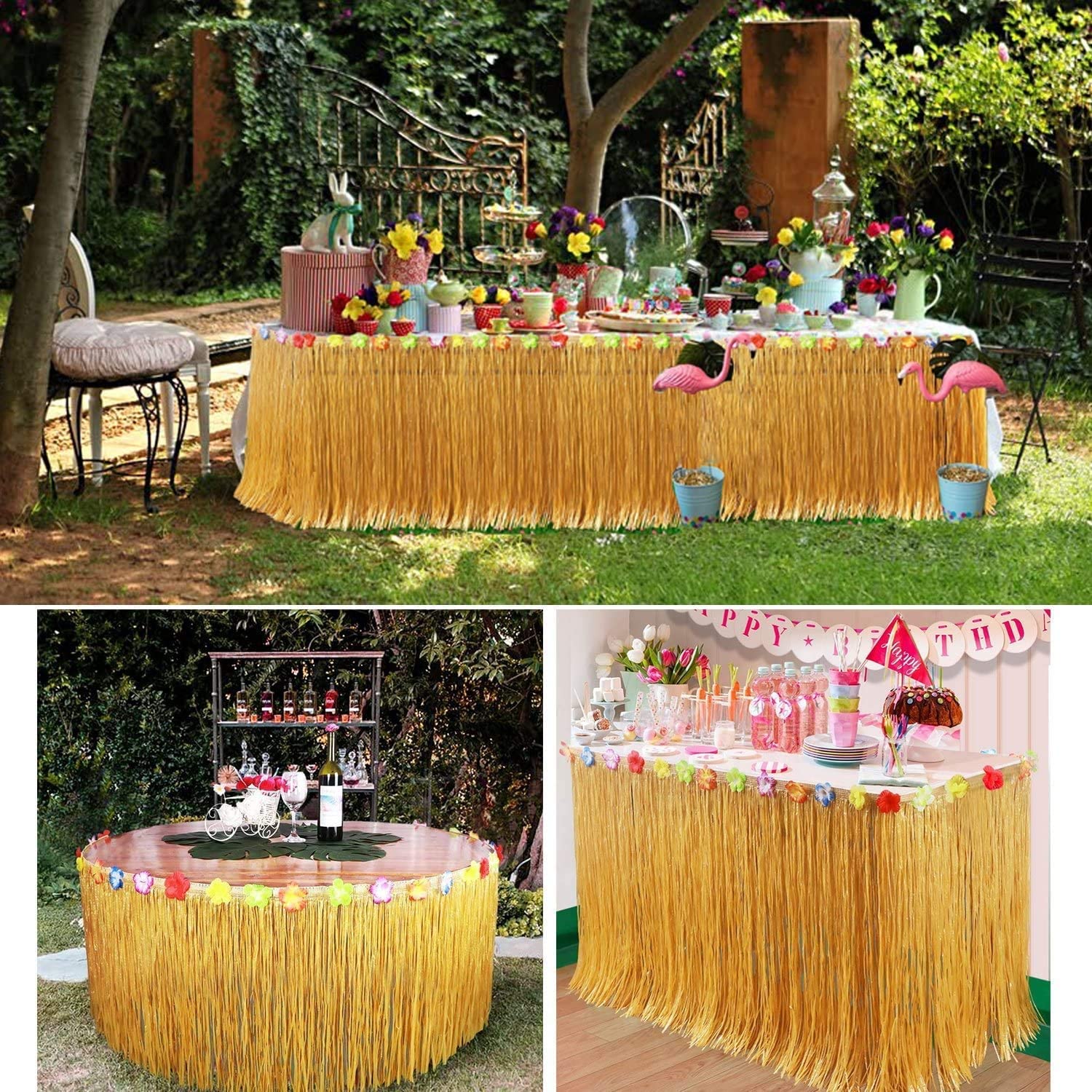 Straw Color Luau Grass Table S - Desk Setup Plants のレビューと価格
