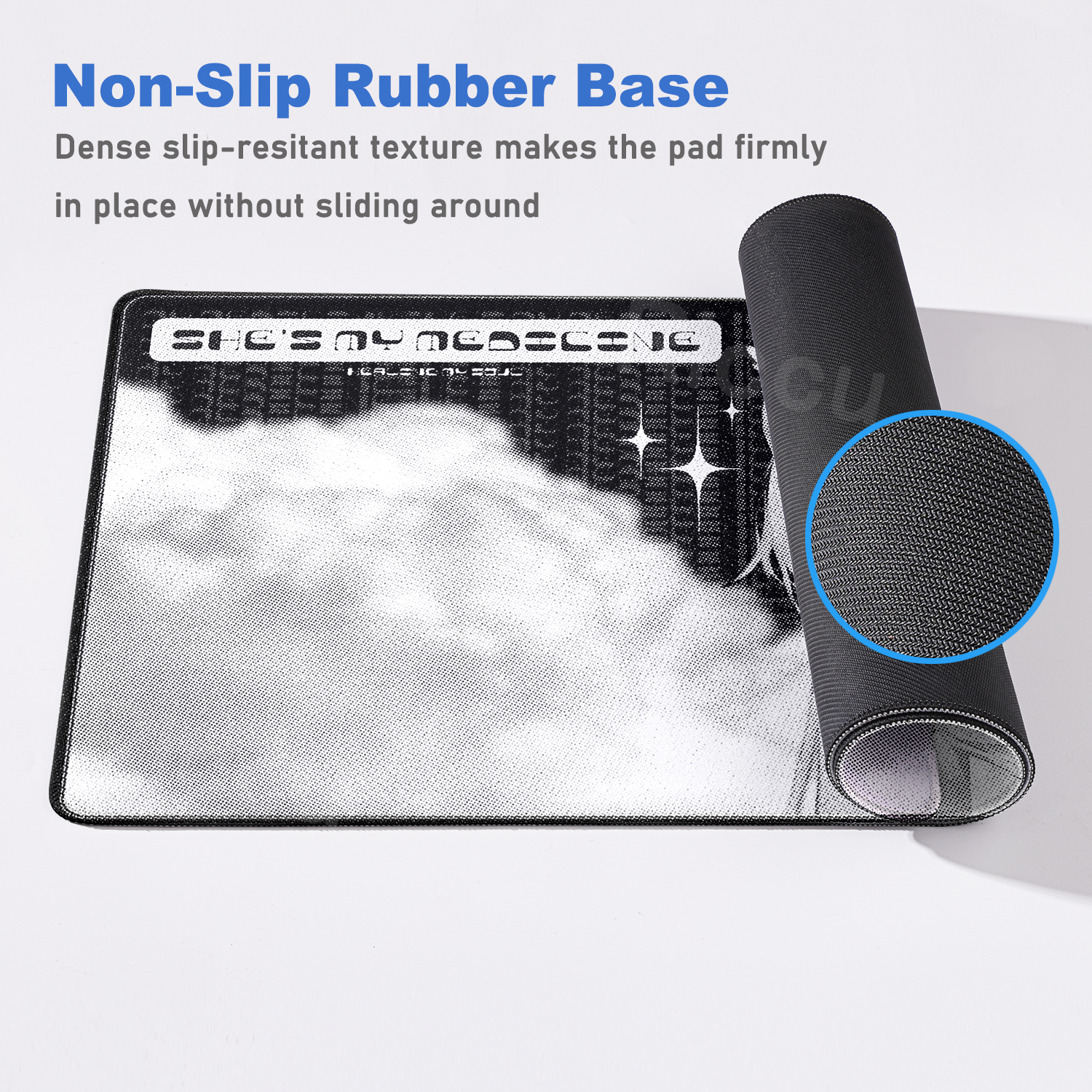 Angel Mousepad Black White Cut - Desk Setup Anime のレビューと価格