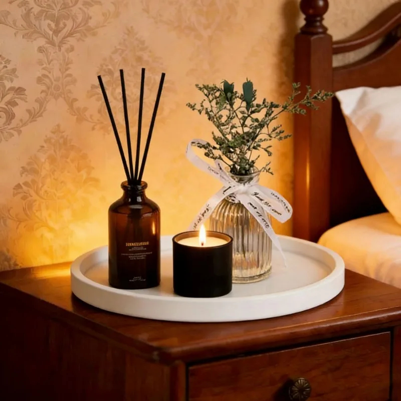 Round Silicone Bathroom Tray,  - Desk Setup Plants のレビューと価格