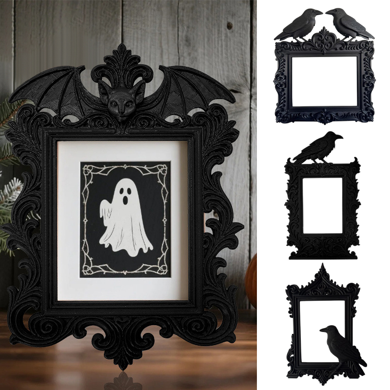 Decorations HaLLoween Crow Bat - Desk Setup Photo のレビューと価格
