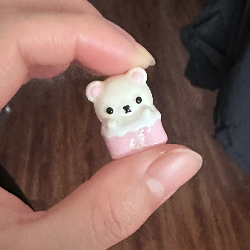 Kawaii Rilakkuma Keycaps Relax - Desk Setup Equipment のレビューと価格