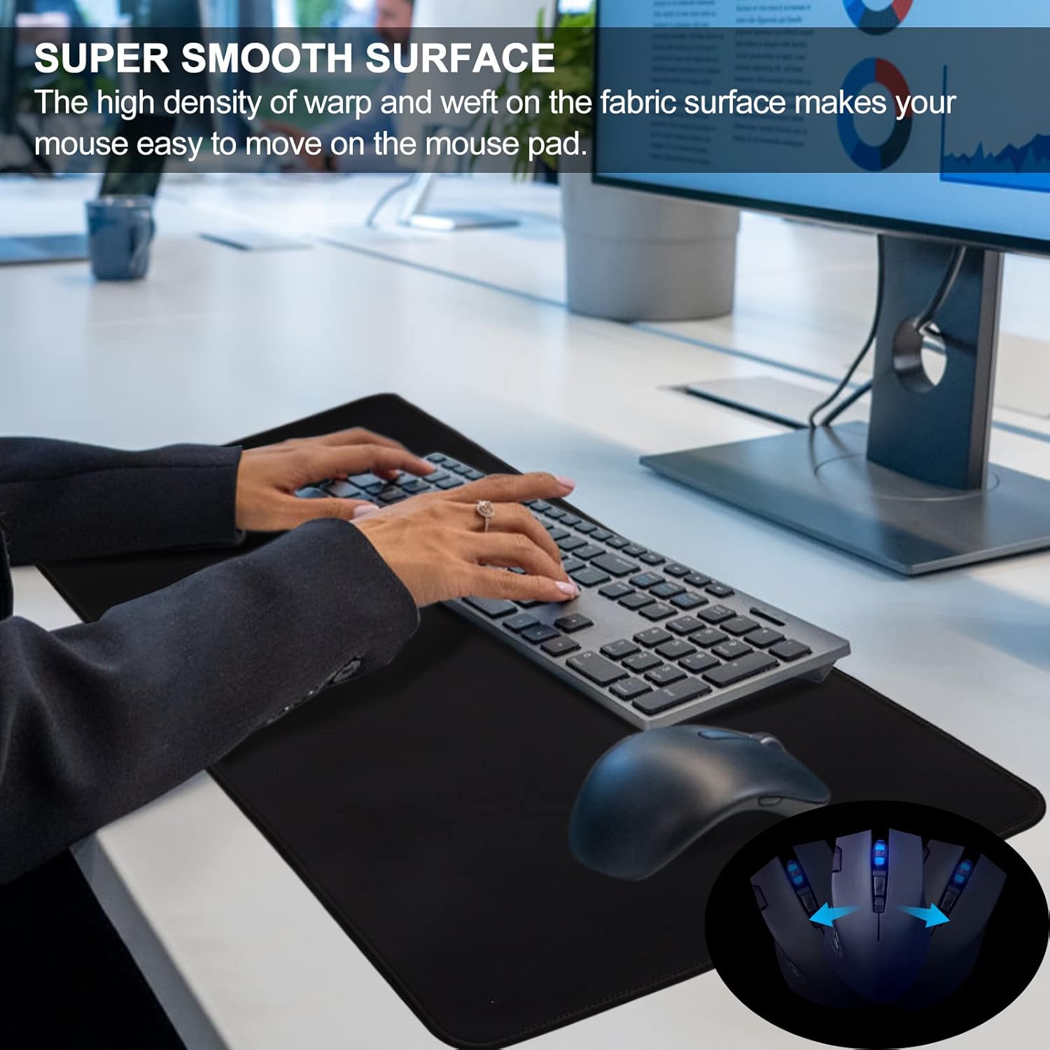 Extended Gaming Mouse Pad 27.5 - Rubber Mat Desk のレビューと価格