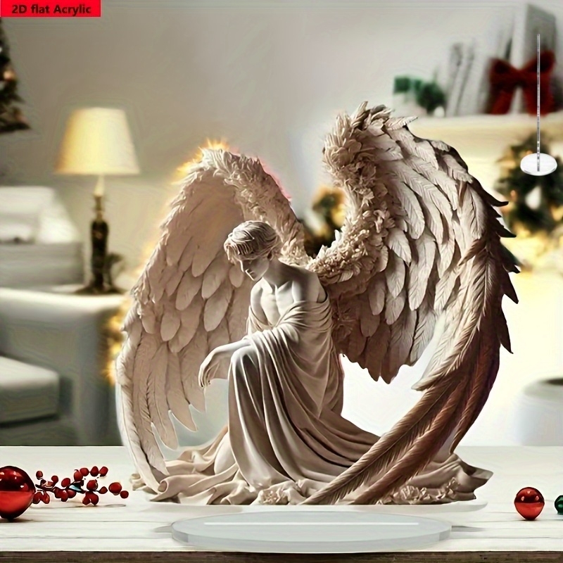 8in 2D Angel And Devil Wings A - Desk Setup Photo のレビューと価格