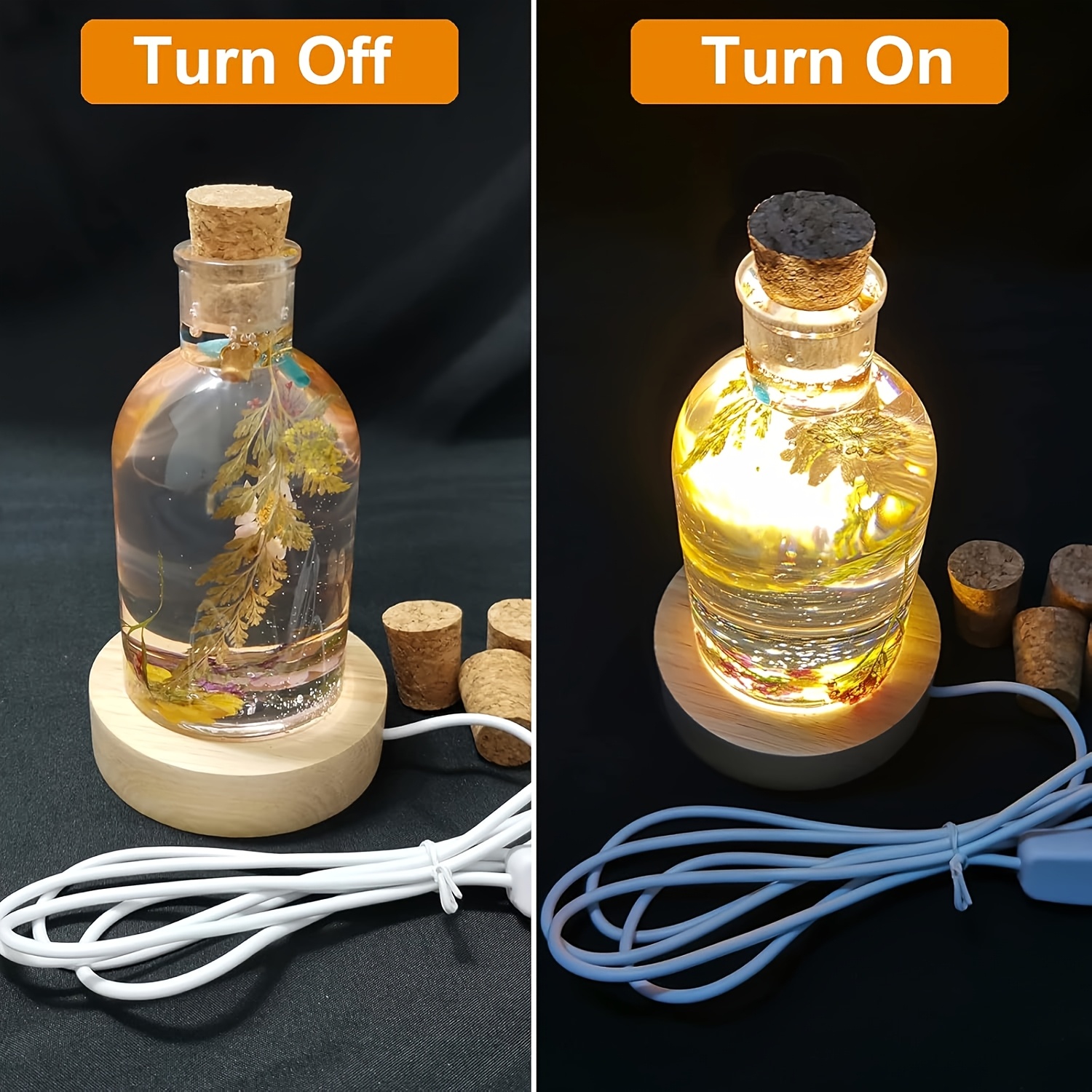 Drift Bottle Light Resin Mold  - Desk Setup Equipment のレビューと価格