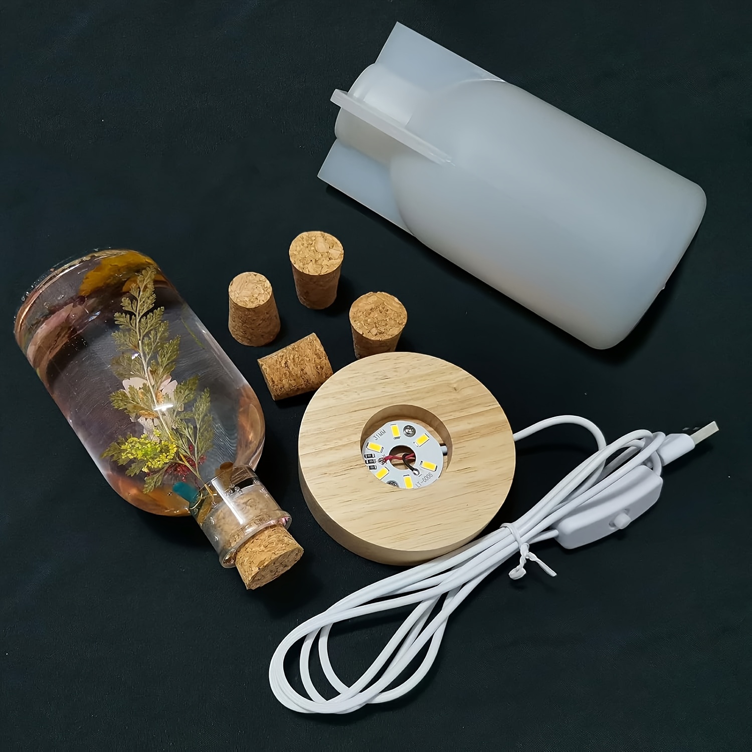 Drift Bottle Light Resin Mold  - Desk Setup Equipment のレビューと価格
