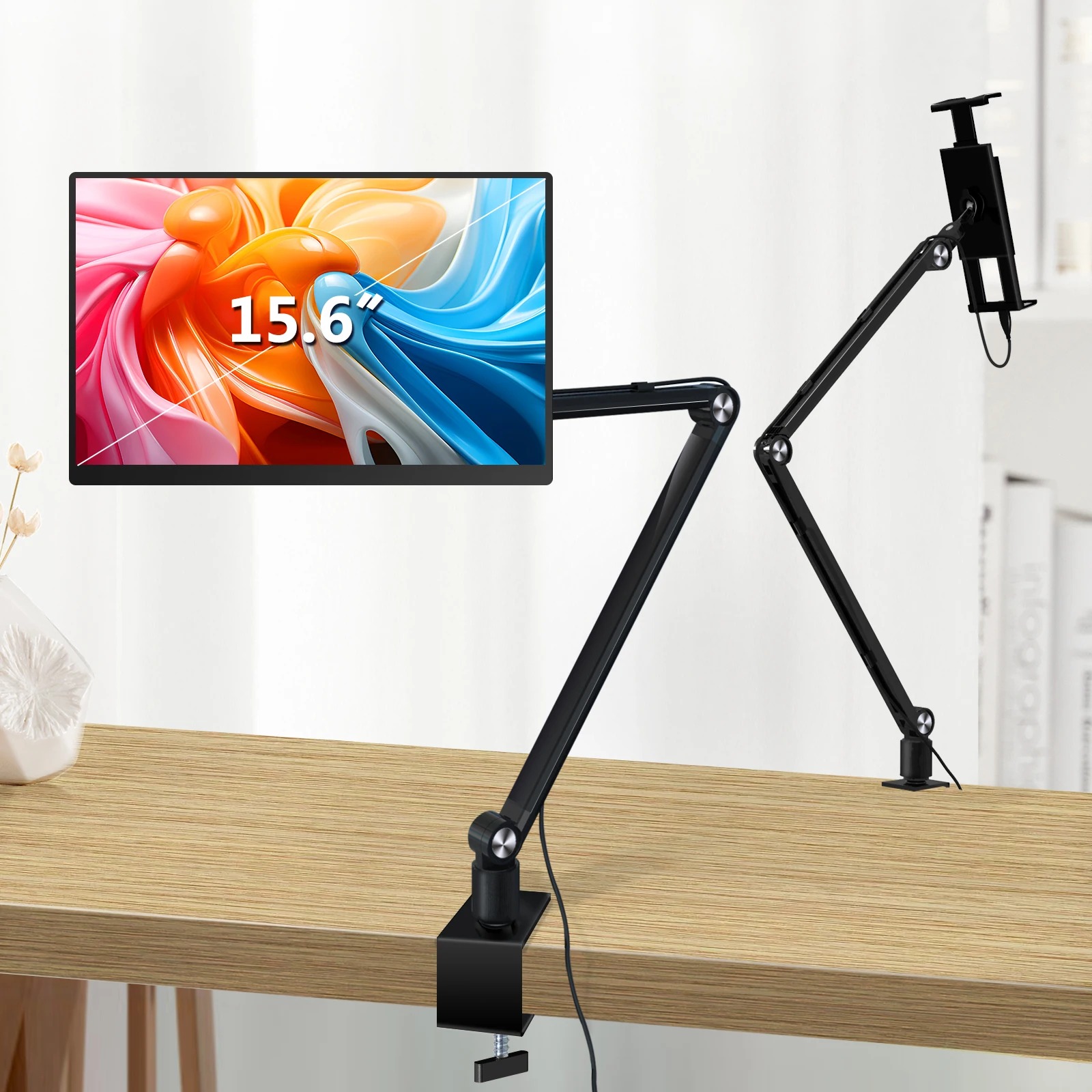 2025 Tablet Stand Holder for I - Desk Setup Monitor Arm のレビューと価格