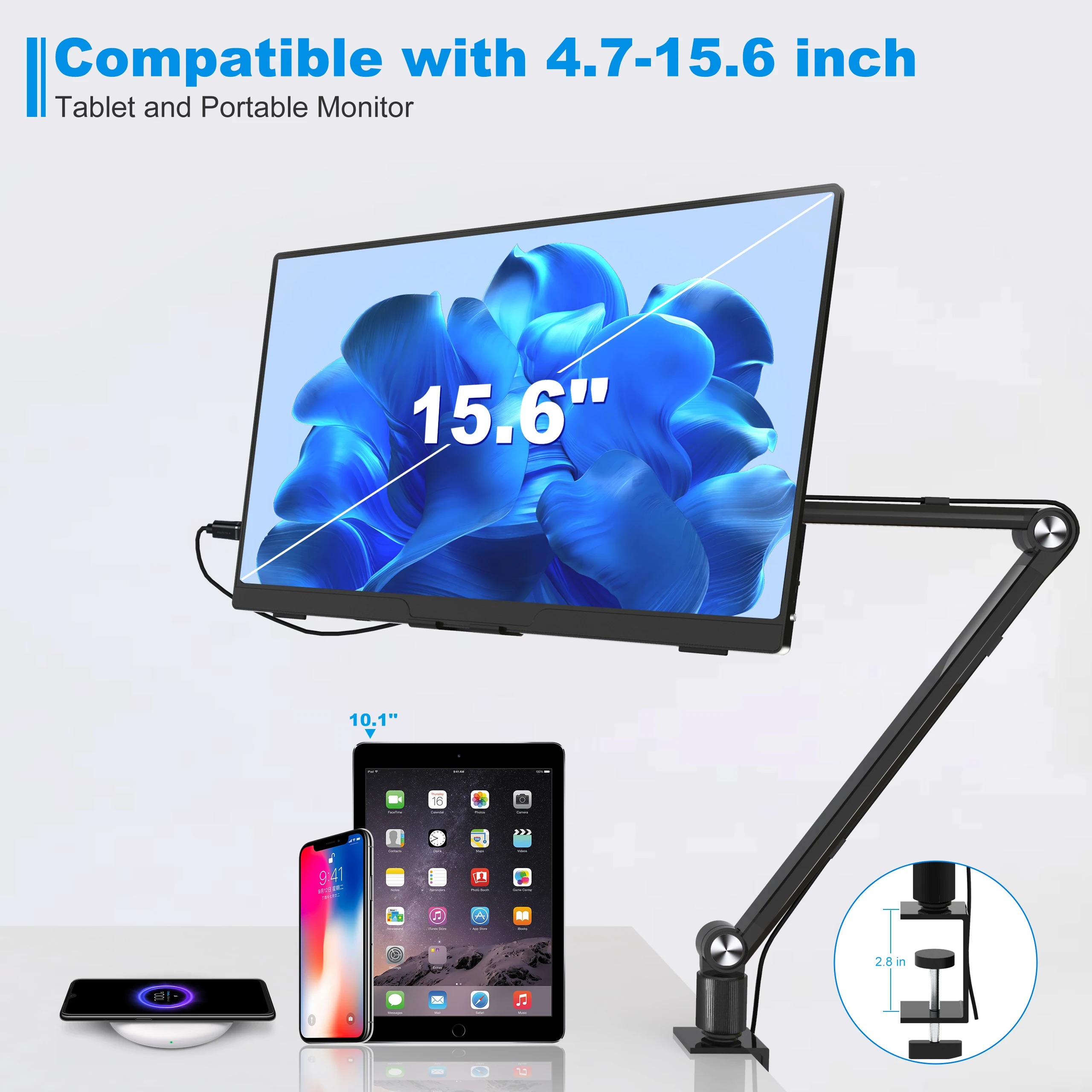 2025 Tablet Stand Holder for I - Desk Setup Monitor Arm のレビューと価格