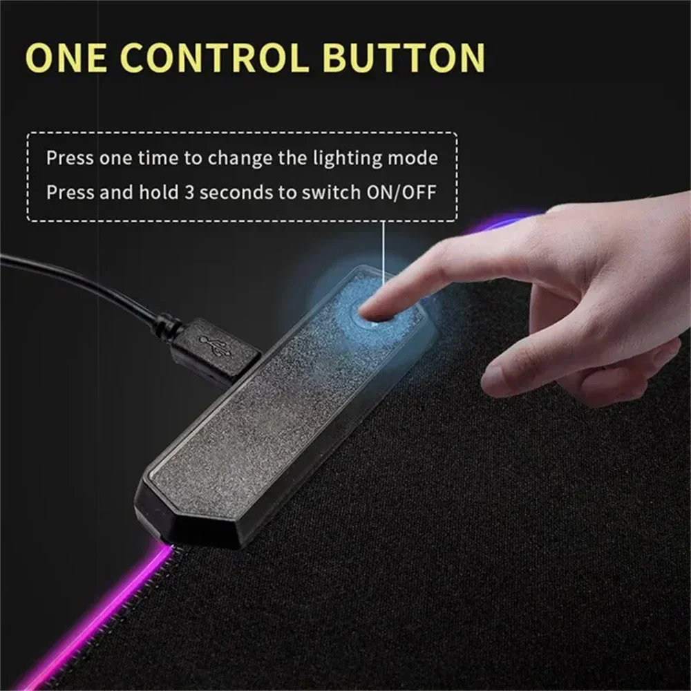 New Gamer Rgb Desk Mat Back Li - Desk Setup For Gaming のレビューと価格