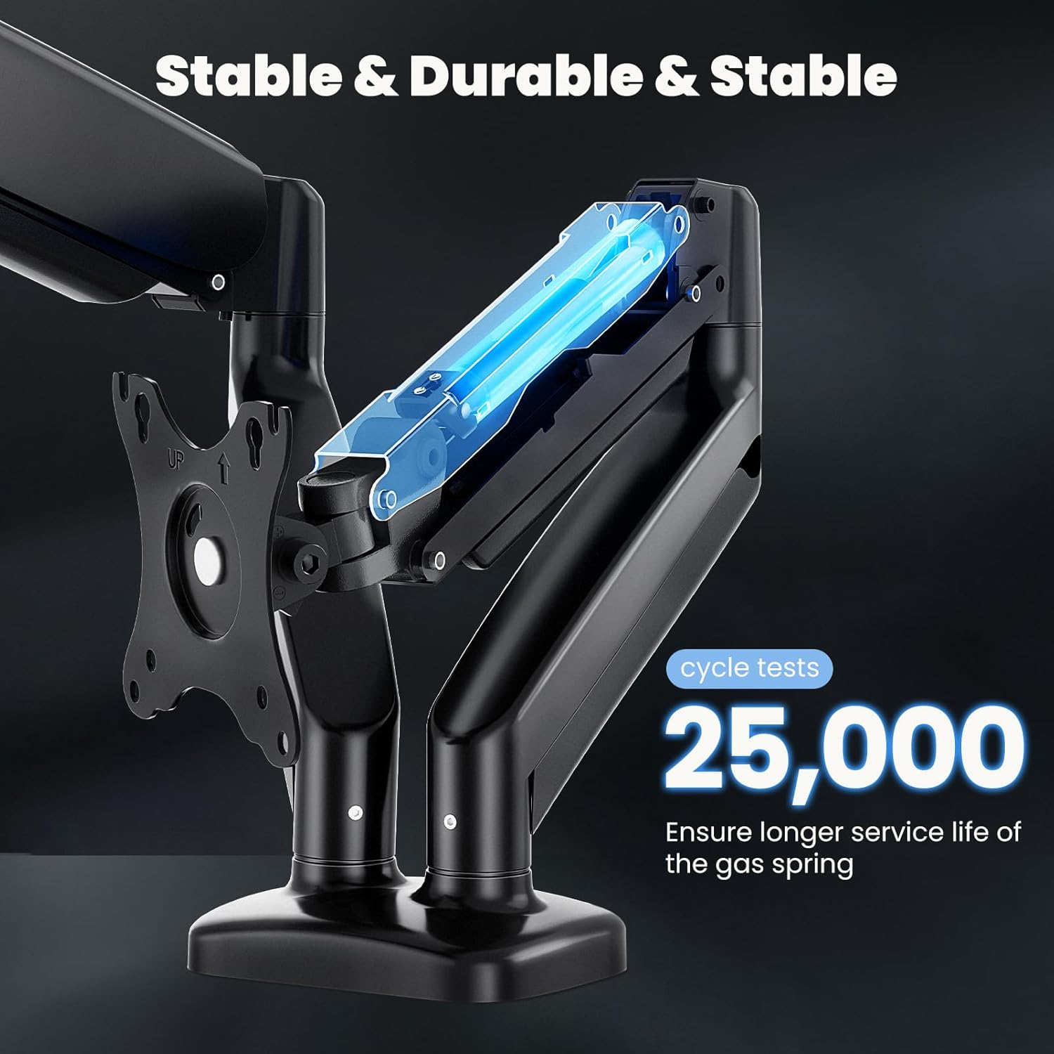 Set of 2 Dual Monitor Stand fo - Desk Setup Monitor Arm のレビューと価格