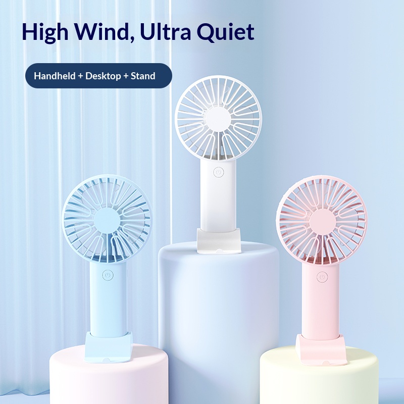 Mini Handheld Fan, 3 In 1 Port - Desk Setup Home Office のレビューと価格
