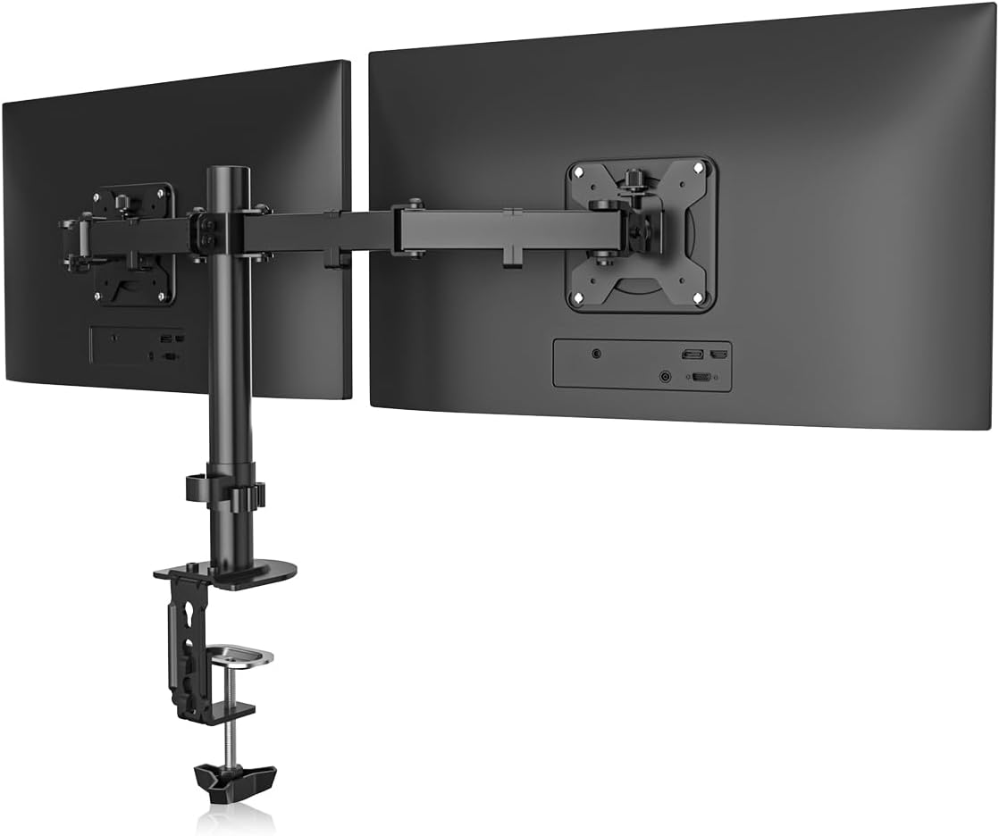 Dual Monitor Desk Mount, Adjus - Desk Setup Monitor Arm のレビューと価格