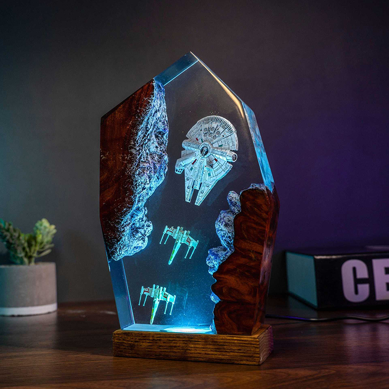 Table Resin Lamp Universe War  - Desk Setup Equipment のレビューと価格
