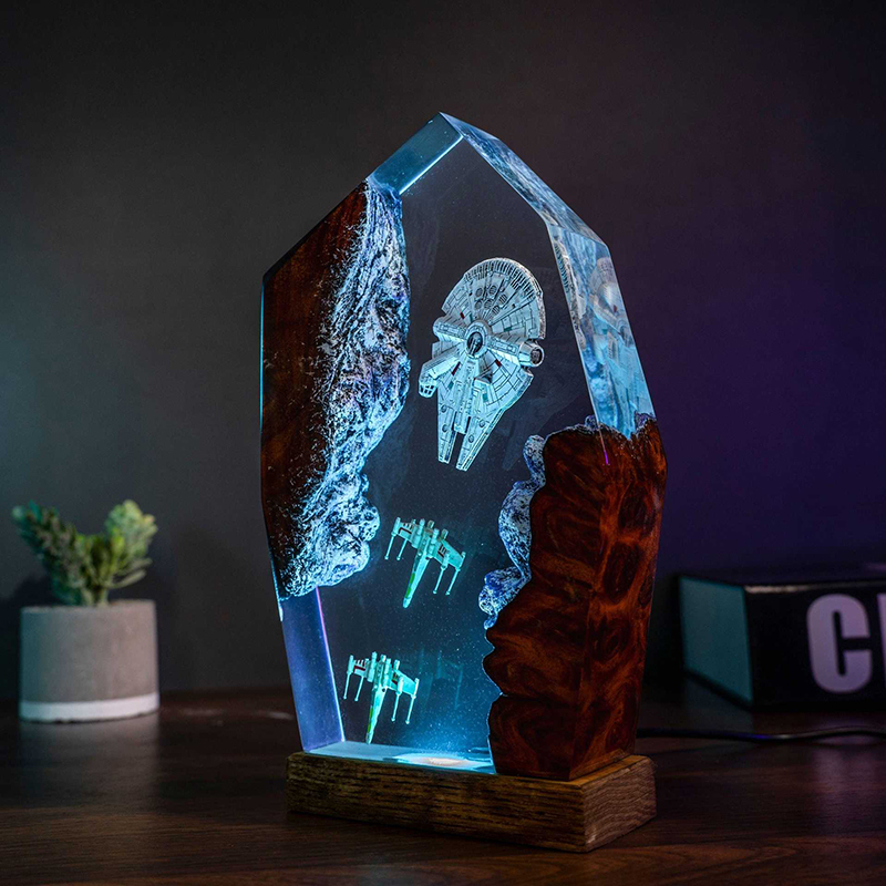 Table Resin Lamp Universe War  - Desk Setup Equipment のレビューと価格