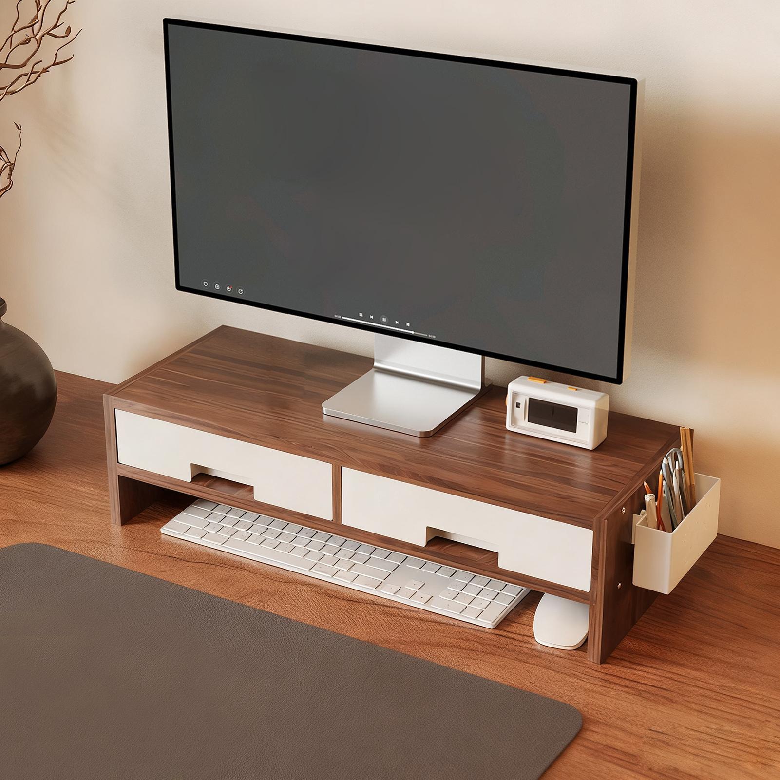 Desk Monitor Stand Riser Doubl - Desk Setup Home Office のレビューと価格