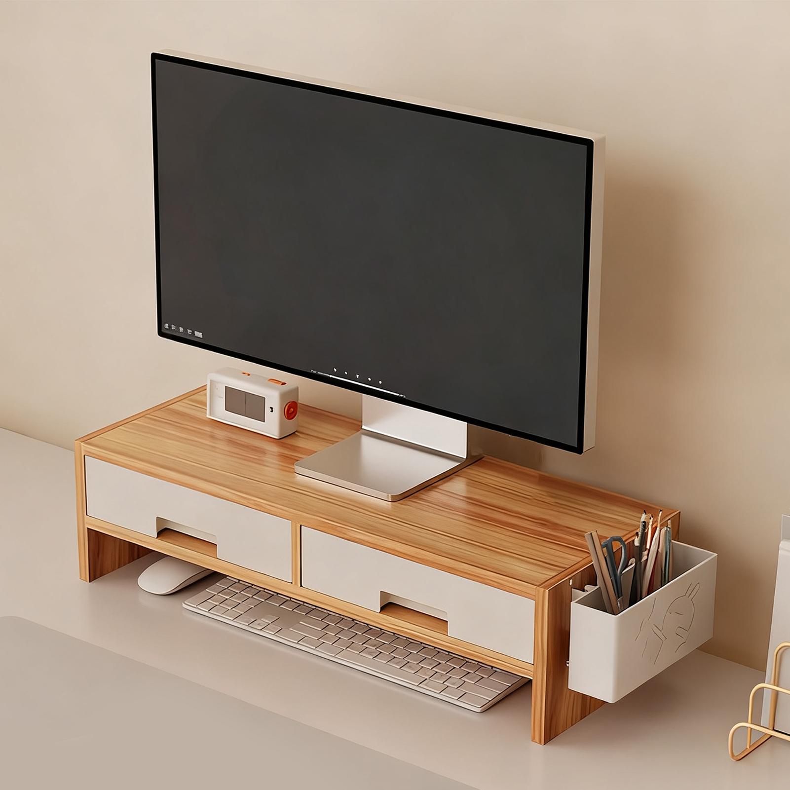 Desk Monitor Stand Riser Doubl - Desk Setup Home Office のレビューと価格