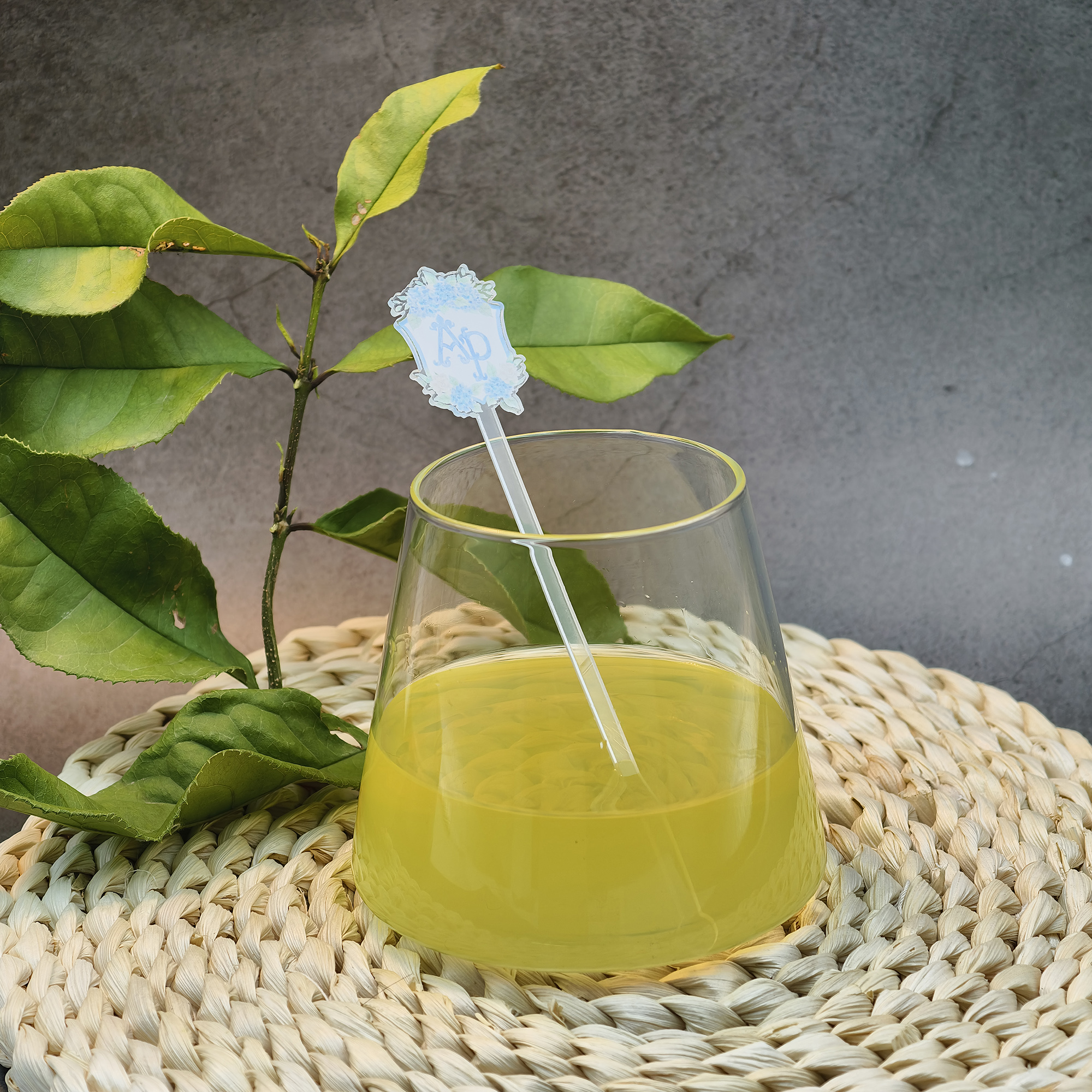 Photo custom stir stick, custo - Desk Setup Plants のレビューと価格