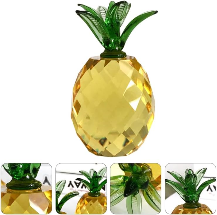 Crystal fruit Paperweight with - Desk Setup Plants のレビューと価格