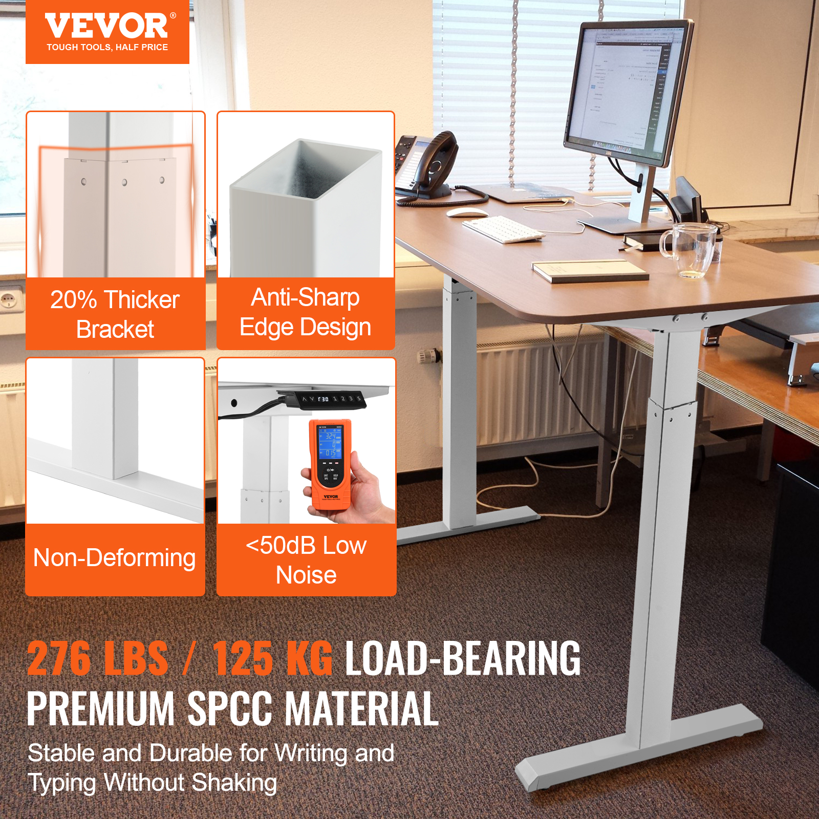 SucceBuy Standing Desk Frame   - Desk Setup Home Office のレビューと価格