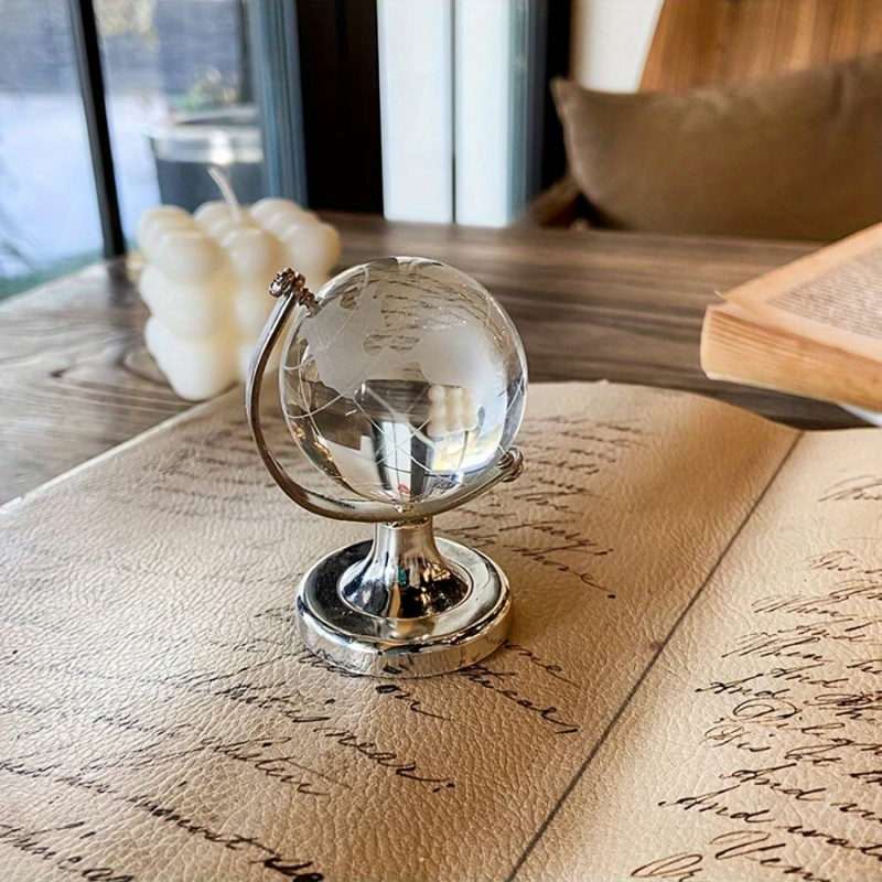 1pc Mini Crystal Globe Decor C - Desk Setup Home Office のレビューと価格