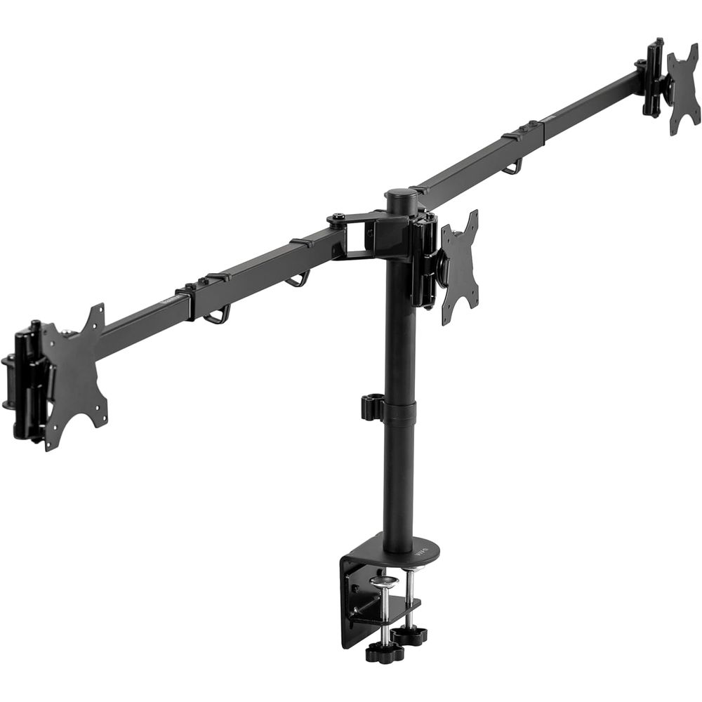 Triple Monitor Desk Mount, Adj - Desk Setup Monitor Arm のレビューと価格
