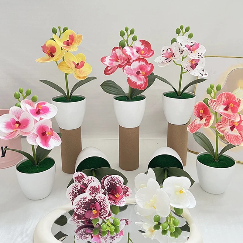 1Pcs 20CM Simulation Plants Po - Desk Setup Plants のレビューと価格