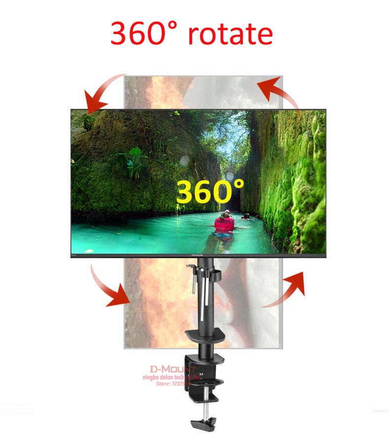 DL-M902-140 full motion rotate - Desk Setup Monitor Arm のレビューと価格