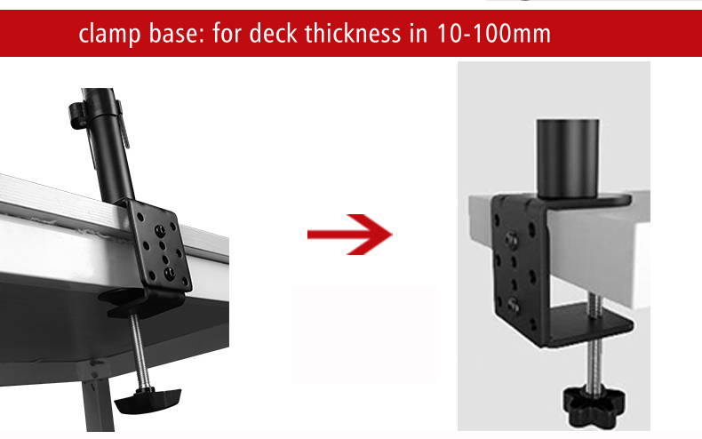 DL-M902-140 full motion rotate - Desk Setup Monitor Arm のレビューと価格