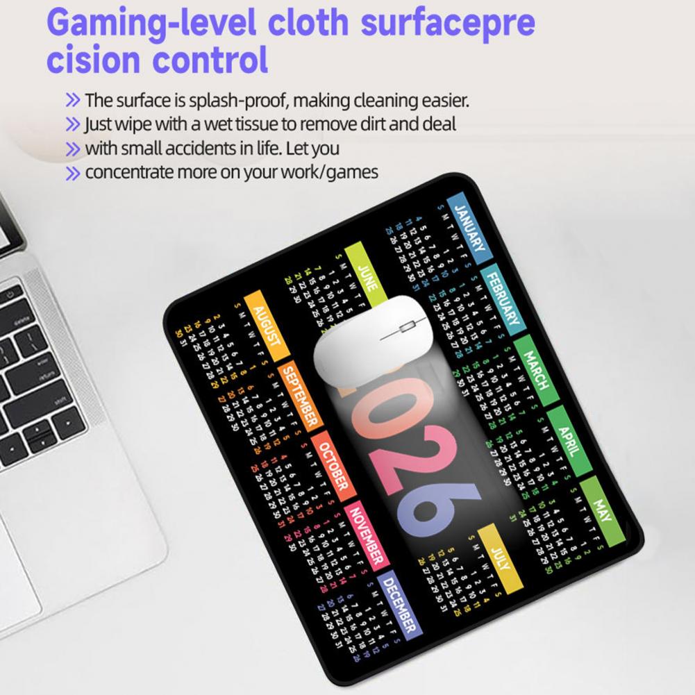 2026 Calendar Mouse Pad Waterp - Rubber Mat Desk のレビューと価格