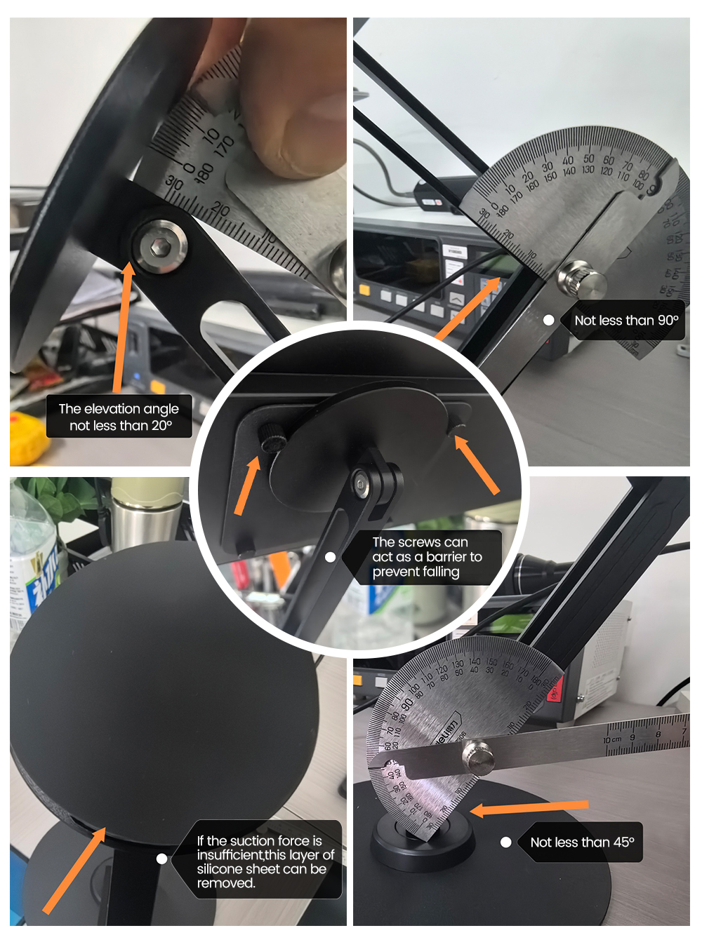 UPERFECT Adjustable Magnetic S - Desk Setup Monitor Arm のレビューと価格