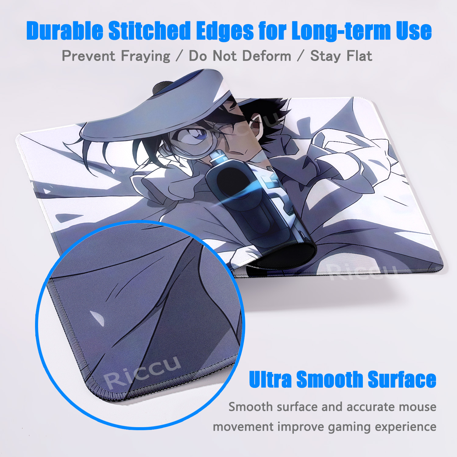Anime D-Detective Conan Mouse  - Desk Setup Anime のレビューと価格
