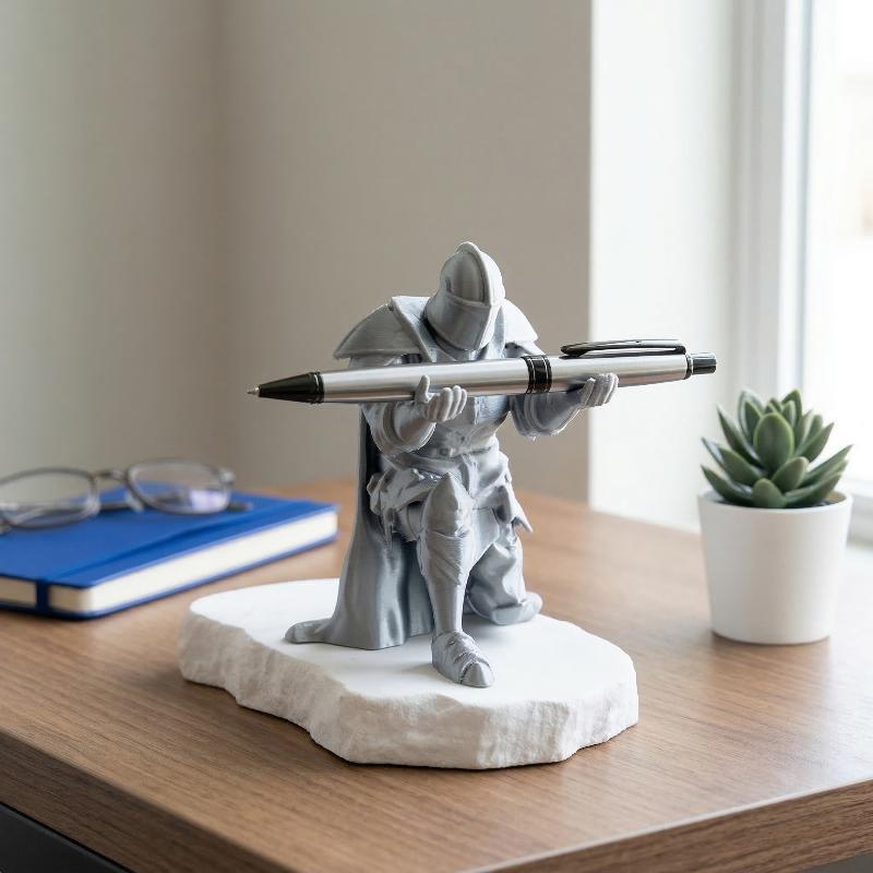 Knight Pen Holder Unique Desk  - Desk Setup Home Office のレビューと価格