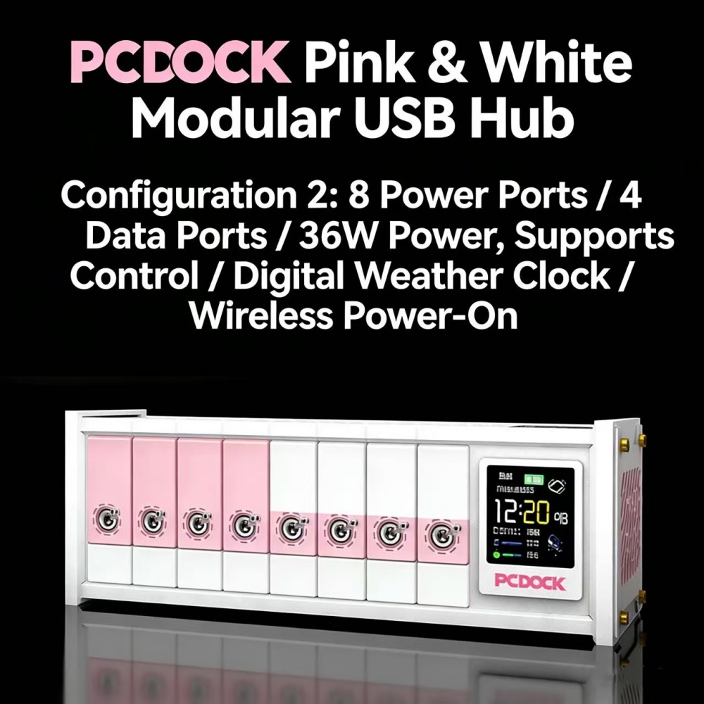 PCDOCK Block USB Desktop Power - Desk Setup Designer のレビューと価格