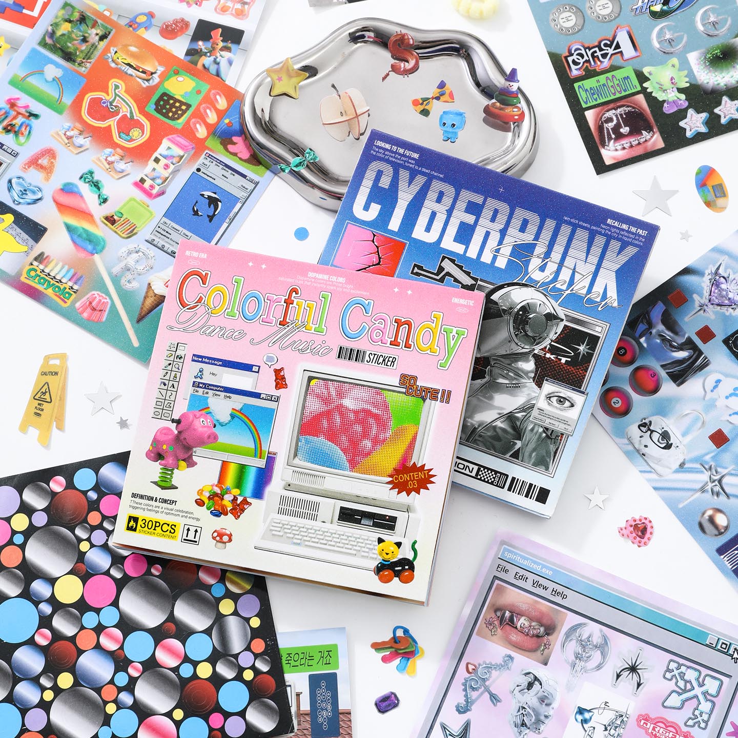 30sheets/book Sticker Book Ret - Desk Setup Photo のレビューと価格
